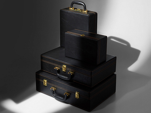 Дипломат подарочный, темно-коричневый - рис 7.