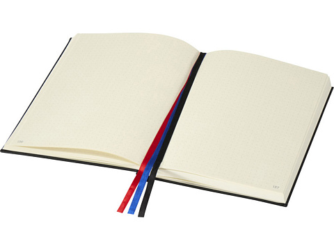 Блокнот Alder формата A5 в твердой обложке, черный - рис 4.