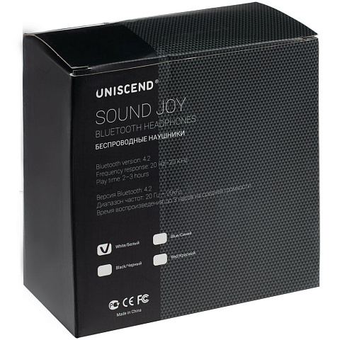 Беспроводные наушники Uniscend Sound Joy, черные - рис 9.