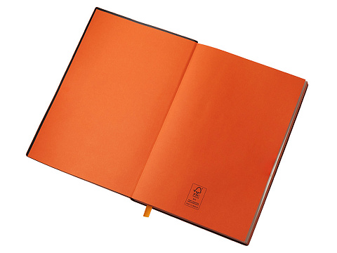 Блокнот C1 софт-тач, гибкая обложка, 128 листов, оранжевый - рис 3.