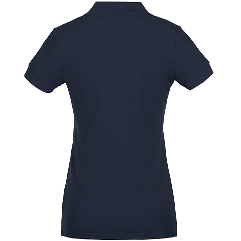 Рубашка поло женская Virma Premium Lady, темно-синяя - рис 3.