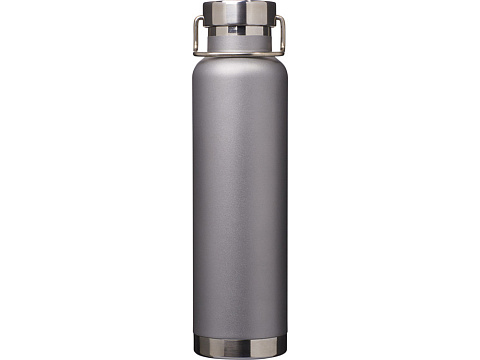 Бутылка для воды с вакуумной изоляцией Thor объемом 650 мл из переработанной нержавеющей стали, сертифицированной по стандарту RCS - Серый - рис 2.