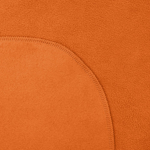 Флисовый плед Warm&Peace XL, оранжевый - рис 4.