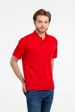 Рубашка поло мужская Eclipse H2X-Dry, красная - рис 9.
