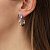 Серьги QUINTE SS LIGHT BLUE - миниатюра - рис 3.