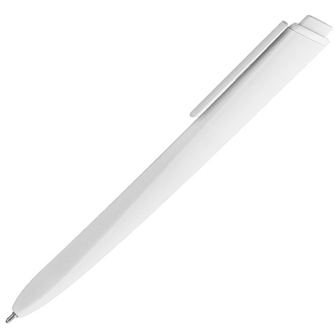 Ручка шариковая Pigra P02 Mat, белая - рис 4.
