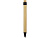 Rattan шариковая ручка из бамбука и переработанной пластмассы - сплошной черный - миниатюра - рис 3.