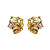 Серьги EMMA SG GOLDEN Dyrberg Kern 440058 - миниатюра - рис 3.