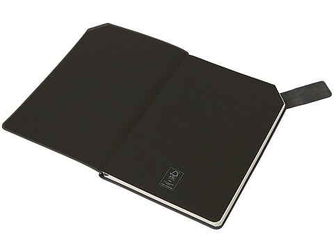 Блокнот А5 в гибкой обложке Chaplin, серый - рис 6.