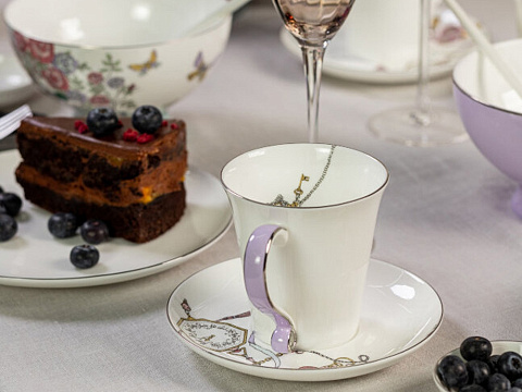 Кружка Valerie Concept CUP ALICE LILAC - рис 10.