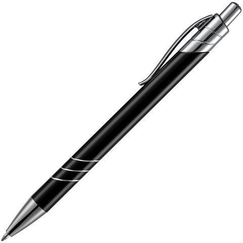 Ручка шариковая Underton Metallic, черная - рис 4.