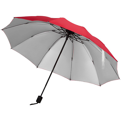 Зонт наоборот складной Stardome, красный - рис 2.