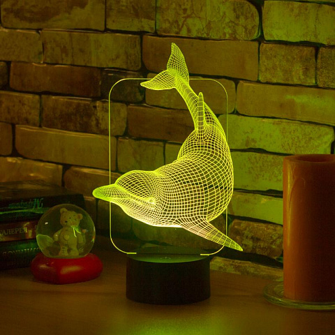 3D светильник Дельфин - рис 7.