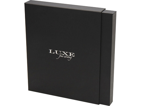 Набор Legato Elegance из блокнота формата А5 в твердой обложке и ручки-роллера, синий/синий - рис 6.