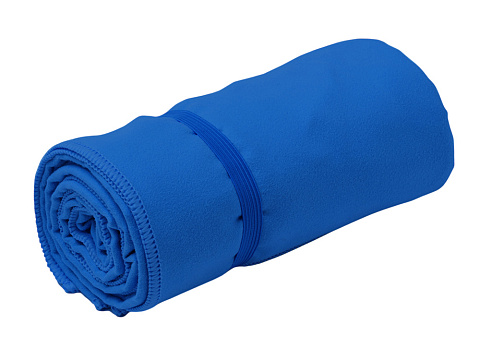 Легкое полотенце Gulpi  из микрофибры RPET с ремешком для складывания, 70*120 см, королевский синий - рис 3.