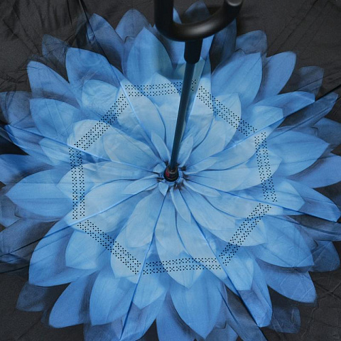 Зонт наоборот Цветок хризантема - рис 7.
