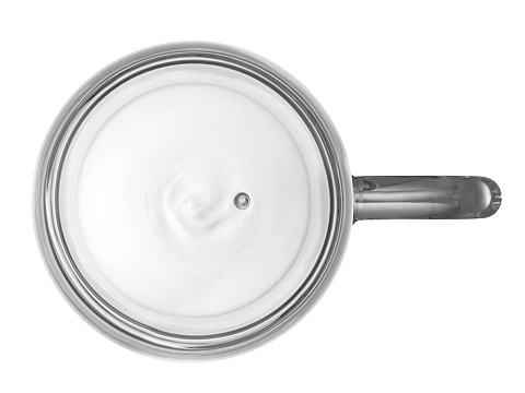 Кружка с двойными стенками с широкой ручкой Fog, прозрачный - рис 4.