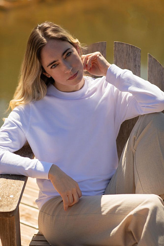 Свитшот унисекс Colombo, белый - рис 5.