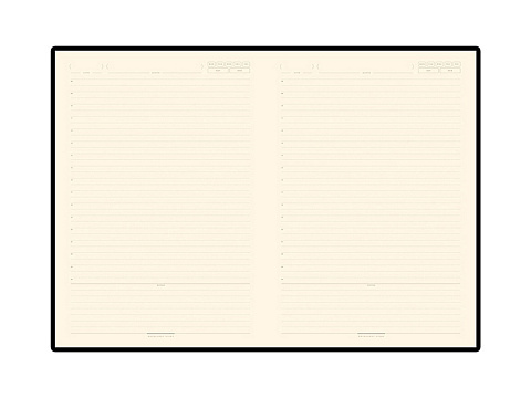 Ежедневник В5 недатированный Leggenda, темно-синий NAVY (Р) - рис 3.