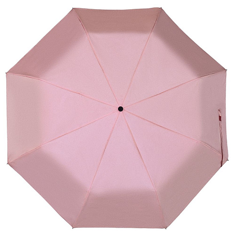 Зонт складной Manifest Color со светоотражающим куполом, красный - рис 3.