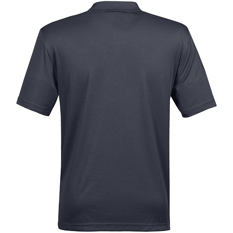 Рубашка поло мужская Eclipse H2X-Dry, темно-синяя - рис 4.