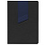 Ежедневник Bookmark, недатированный, черный с синим - миниатюра - рис 3.