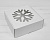 Подарочная коробка Снежинка (25х25х10 см) - миниатюра - рис 3.