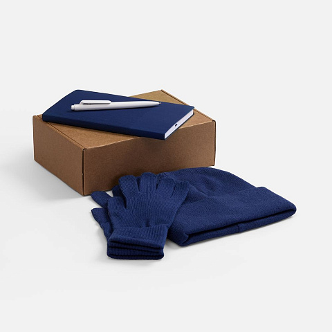 Набор Knit Warm, синий