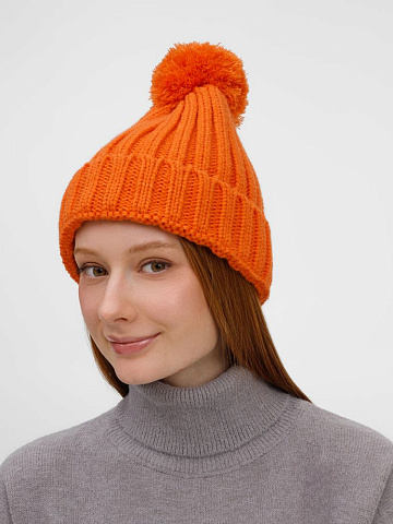 Шапка HappyGo, оранжевая - рис 4.