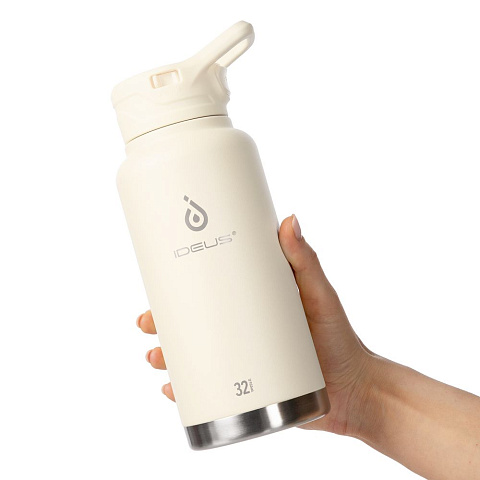Термобутылка Fujisan XL, белая (молочная) - рис 16.