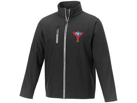 Мужская софтшелл куртка Orion, черный - рис 5.