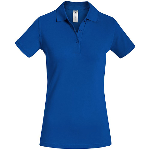 Рубашка поло женская Safran Timeless ярко-синяя - рис 2.