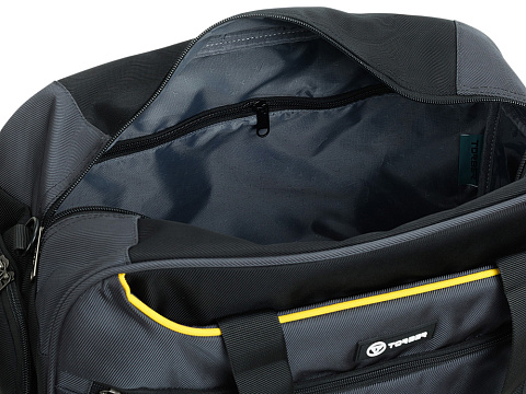 Сумка спортивная TORBER, серый, полиэстер, 48 х 24 х 30 см - рис 13.