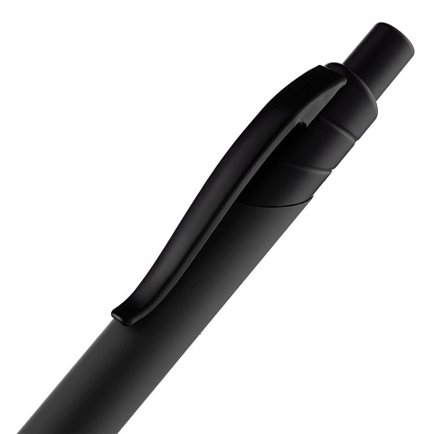 Ручка шариковая Undertone Black Soft Touch, черная - рис 6.