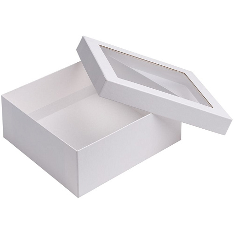 Коробка Teaser с окном, белая - рис 4.