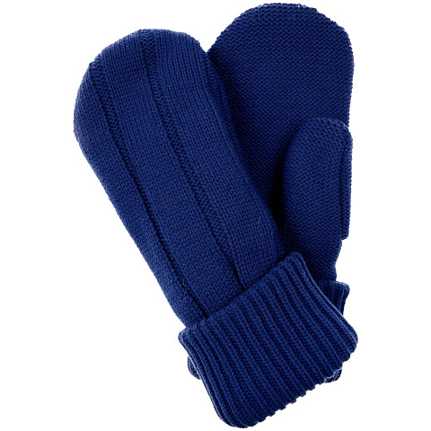 Варежки Knit Beat, темно-синие - рис 3.