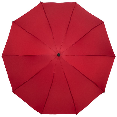 Зонт наоборот складной Stardome, красный - рис 3.