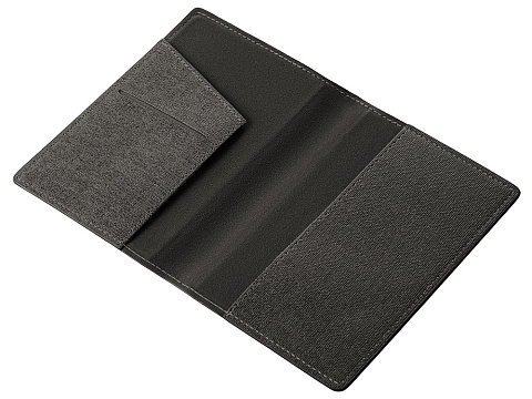 Подарочный набор Consul: обложка для паспорта и картхолдер, серый - рис 9.