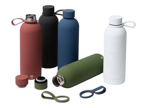 Термобутылка из переработанной нержавеющей стали 500 мл Сивас (SIVAS), белый - рис 2.