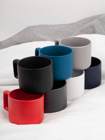 Чашка Jumbo в коробке матовая, темно-синяя - рис 9.