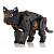 Конструктор 3D из дерева "Механический Черный Кот (Кошка)" - миниатюра