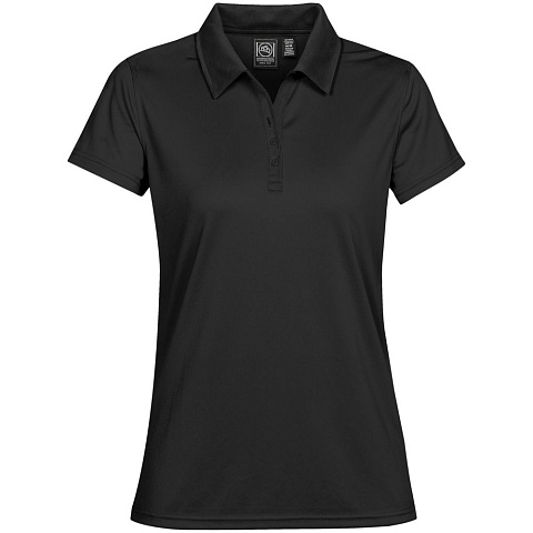 Рубашка поло женская Eclipse H2X-Dry, черная - рис 2.