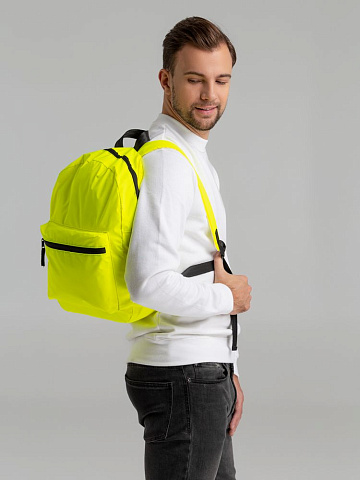 Рюкзак Manifest Color из светоотражающей ткани, желтый неон - рис 8.