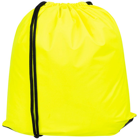 Рюкзак-мешок Manifest Color из светоотражающей ткани, желтый неон - рис 3.