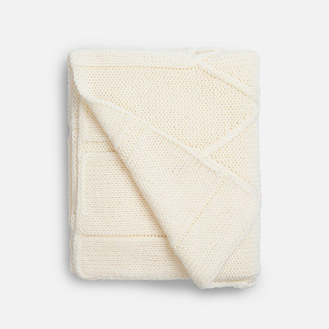 Плед Curve Verve, молочно-белый - рис 3.