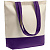 Холщовая сумка Shopaholic, фиолетовая - миниатюра