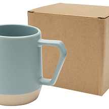 Dolce керамическая кружка объемом 300 мл с матовой отделкой, синий