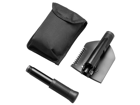 Складная лопата c чехлом Spade, черный - рис 13.