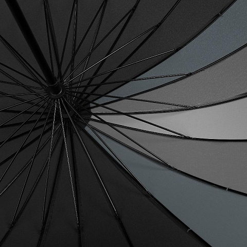 Зонт "Палитра" черный - рис 4.