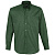Рубашка мужская с длинным рукавом Bel Air, темно-зеленая - миниатюра